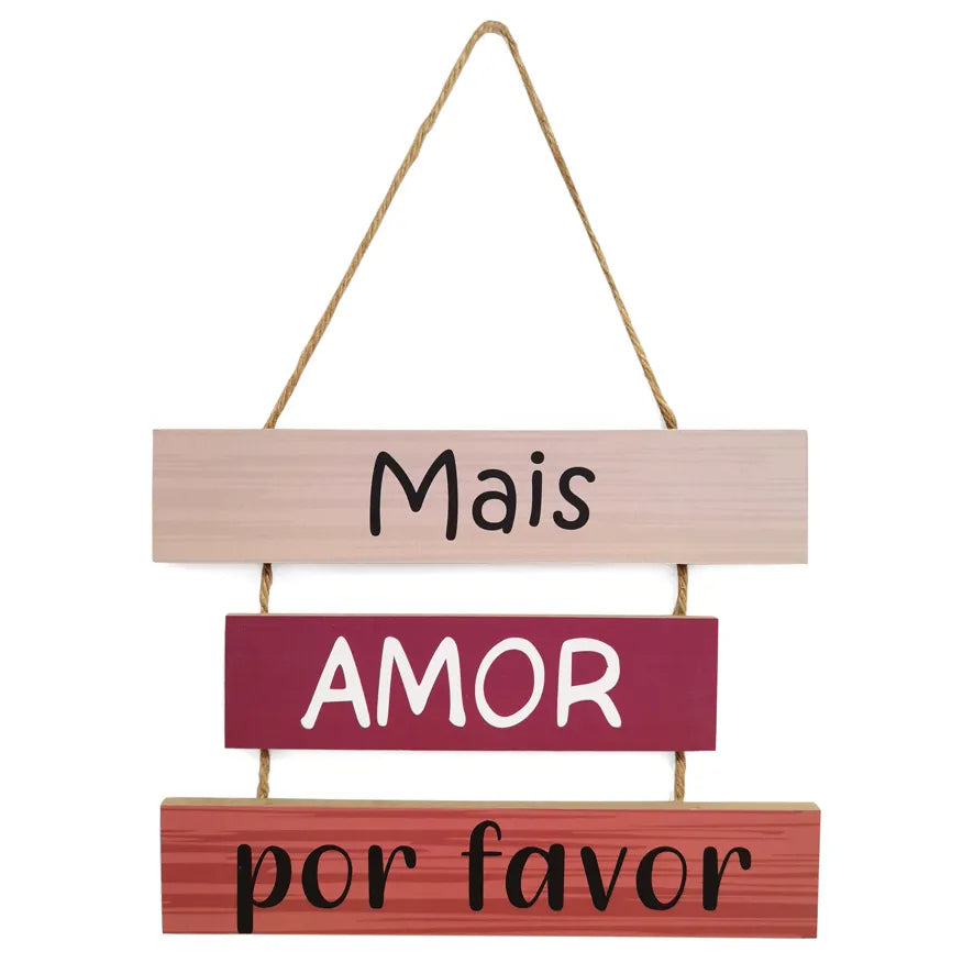 PLACA DECORATIVA FRASES ZY6845-010