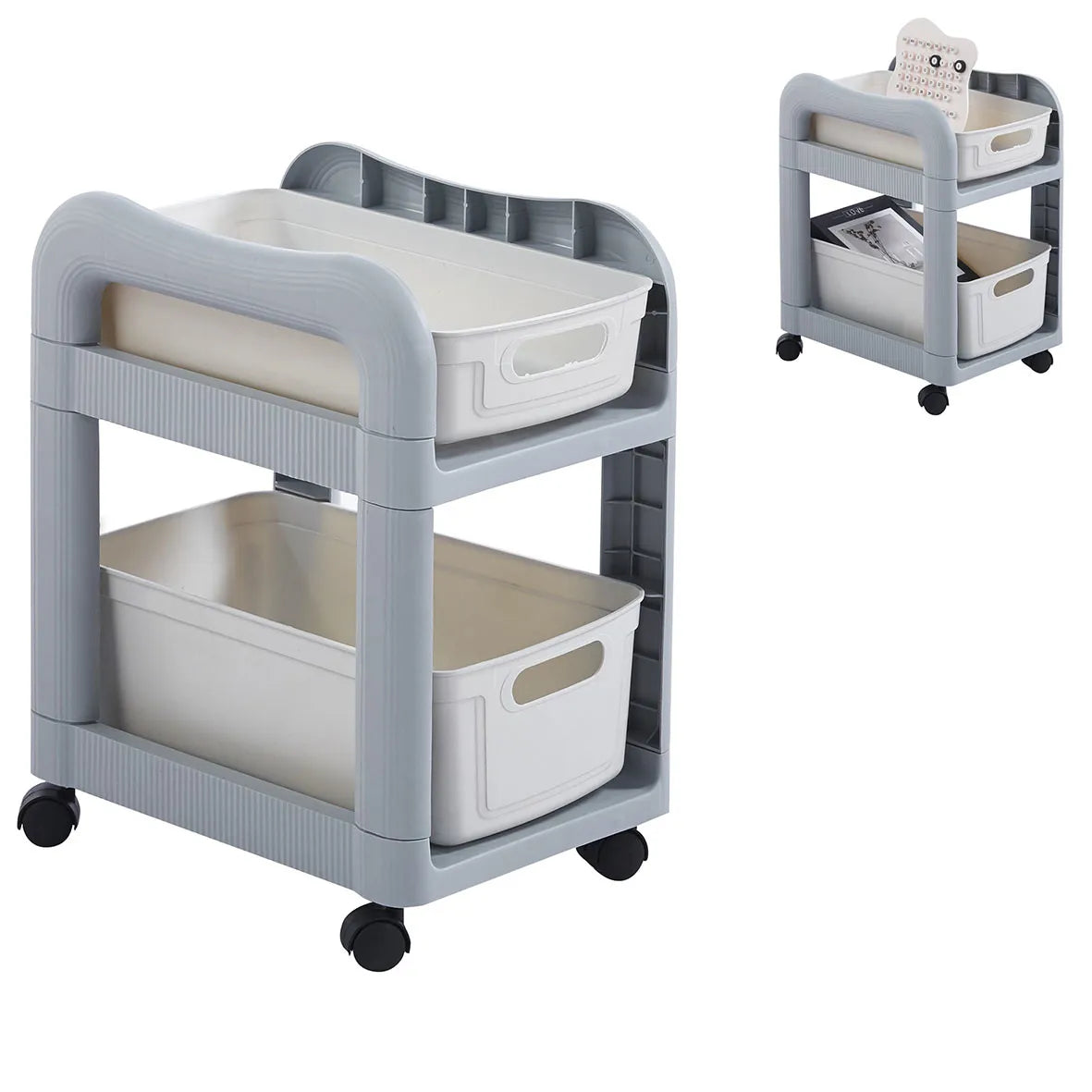 CARRO C/ 2 GAVETAS C/ RODAS VP-S826