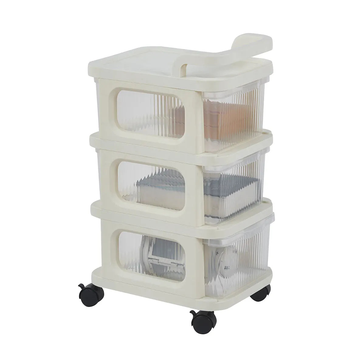 TROLLEY DE 3 GAVETAS COM RODAS VP-S802