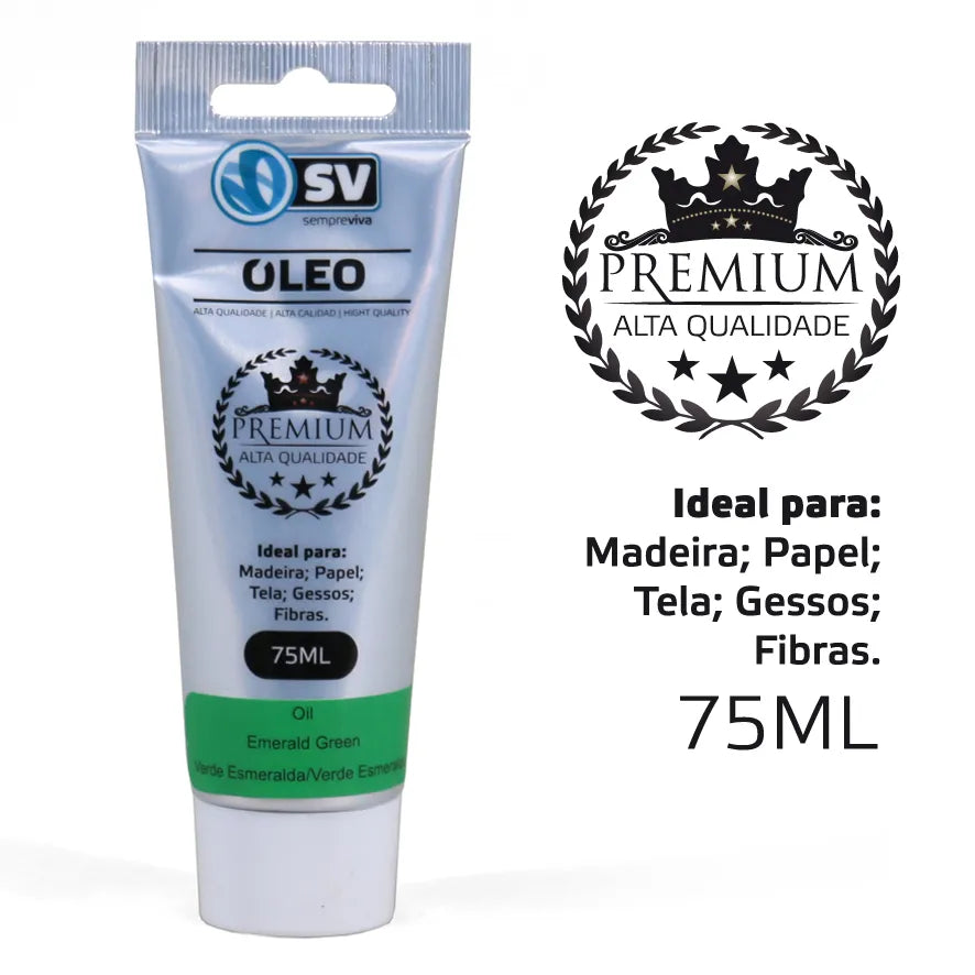 TINTA A ÓLEO 75ml VERDE ESMERALDA REF.S21973