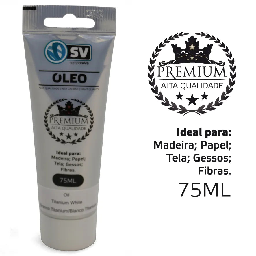 TINTA ÓLEO 75ml BRANCO TITÂNIO REF.S21978