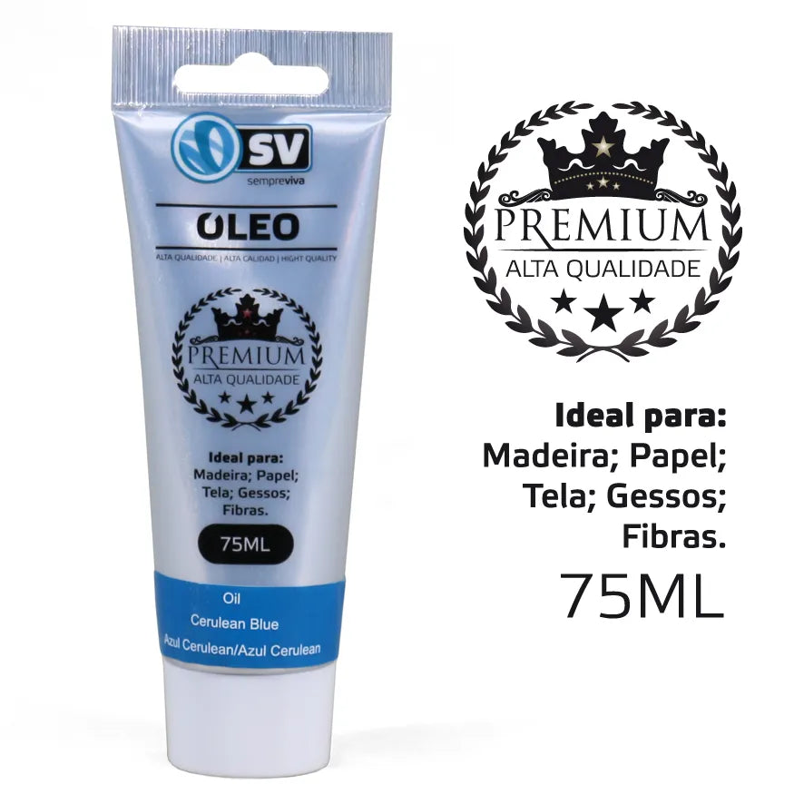 S21974 - TINTA A ÓLEO 75ml AZUL CERÚLEO REF.S21974