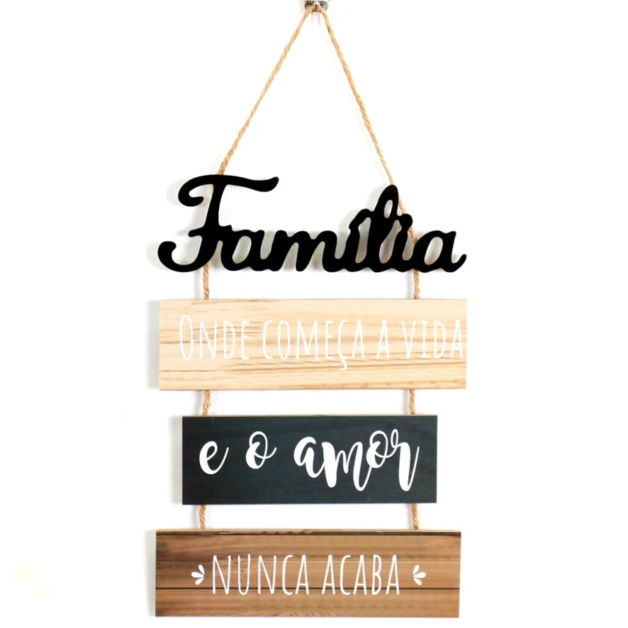 PLACA DECORATIVA FRASES 6845-2101 REF.S35070