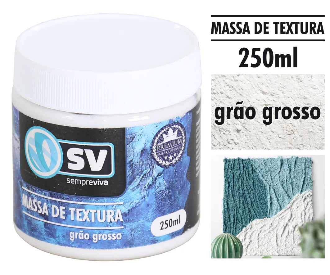 MASSA DE TEXTURA GRAO GROSSO 250ml ACRILICO REF.S35878