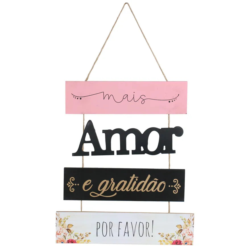 PLACA DECORATIVA FRASES ZY6845-019