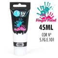 TINTA P/PINTAR C/DEDOS 45ml BRANCO S.FG.E.101