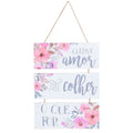 PLACA DECORATIVA FRASES ZY6845-2525 REF.S4497