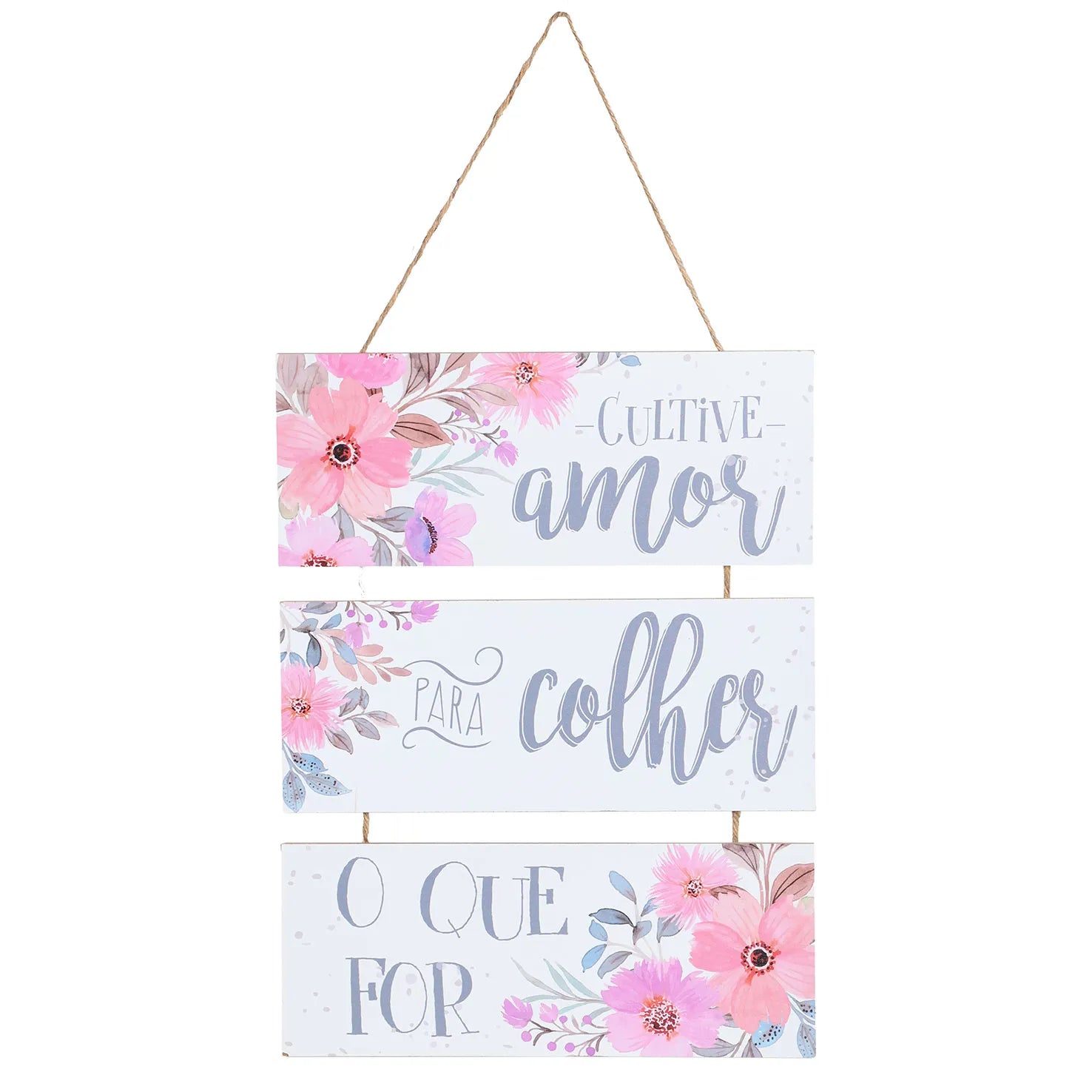 PLACA DECORATIVA FRASES ZY6845-2525 REF.S4497