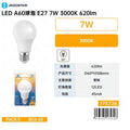 Lâmpada LED A60-E27-7W-3000K-620lm