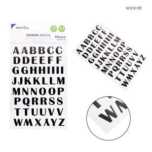 AUTCOLANTES LETRAS 51PZ 10FL