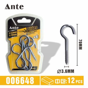 Pitoes Aço Zincado 3.6x70MM