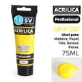 TINTA ACRÍLICA 75ml AMARELO CÁDMIO D002