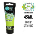 TINTA P/TECIDO TUBO 45ml VERDE CLARO STTA5060