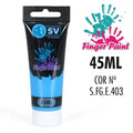 TINTA PARA PINTAR COM OS DEDOS 45ml AZUL CLARO