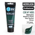 TINTA ACRÍLICA 75ml VERDE HOOKERS H005