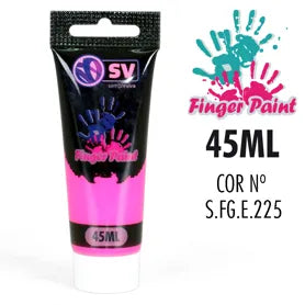 TINTA P/PINTAR C/DEDOS 45ml ROSA S.FG.E.225