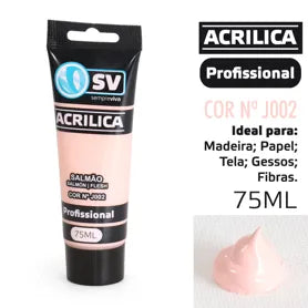 TINTA ACRÍLICA 75ml SALMÃO J002 REF.S24301