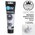 TINTA ACRILICA 100ml PRATEADO Z002