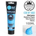 TINTA ACRÍLICA 100ml AZUL CERELESTE I002