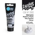 TINTA ACRILICA 45ml PRATEADO Z002
