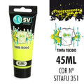 TINTA P/TECIDO TUBO 45ml AMARELO FLUORESCENTE STTAFU351