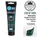 TINTA ACRÍLICA 100ml VERDE HOOKERS H005