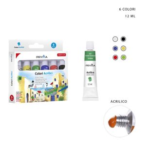 TINTA ACRÍLICA 12ML 6UN