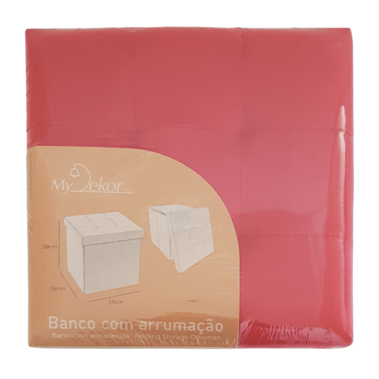 BANQUETAS VELUDO 38X38X38CM 24061