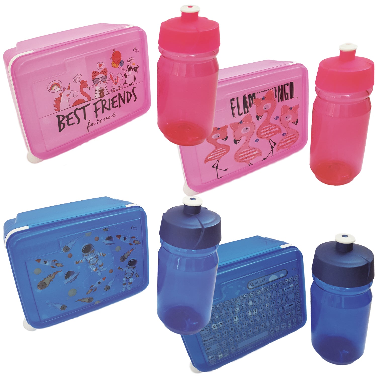 CONJUNTO DE LANCHEIRAS 1100+500ML