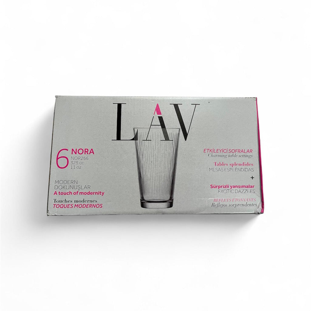 LAV Liberty glass set-6 pieces