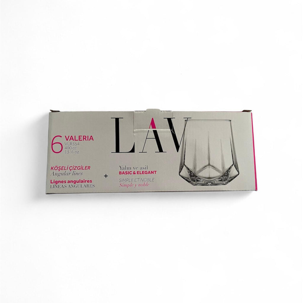 LAV Liberty glass set-6 pieces