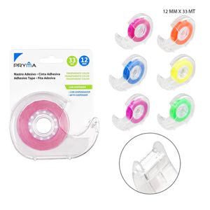 FITA ADESIVA TRANSPARENTE + DISPENSADOR