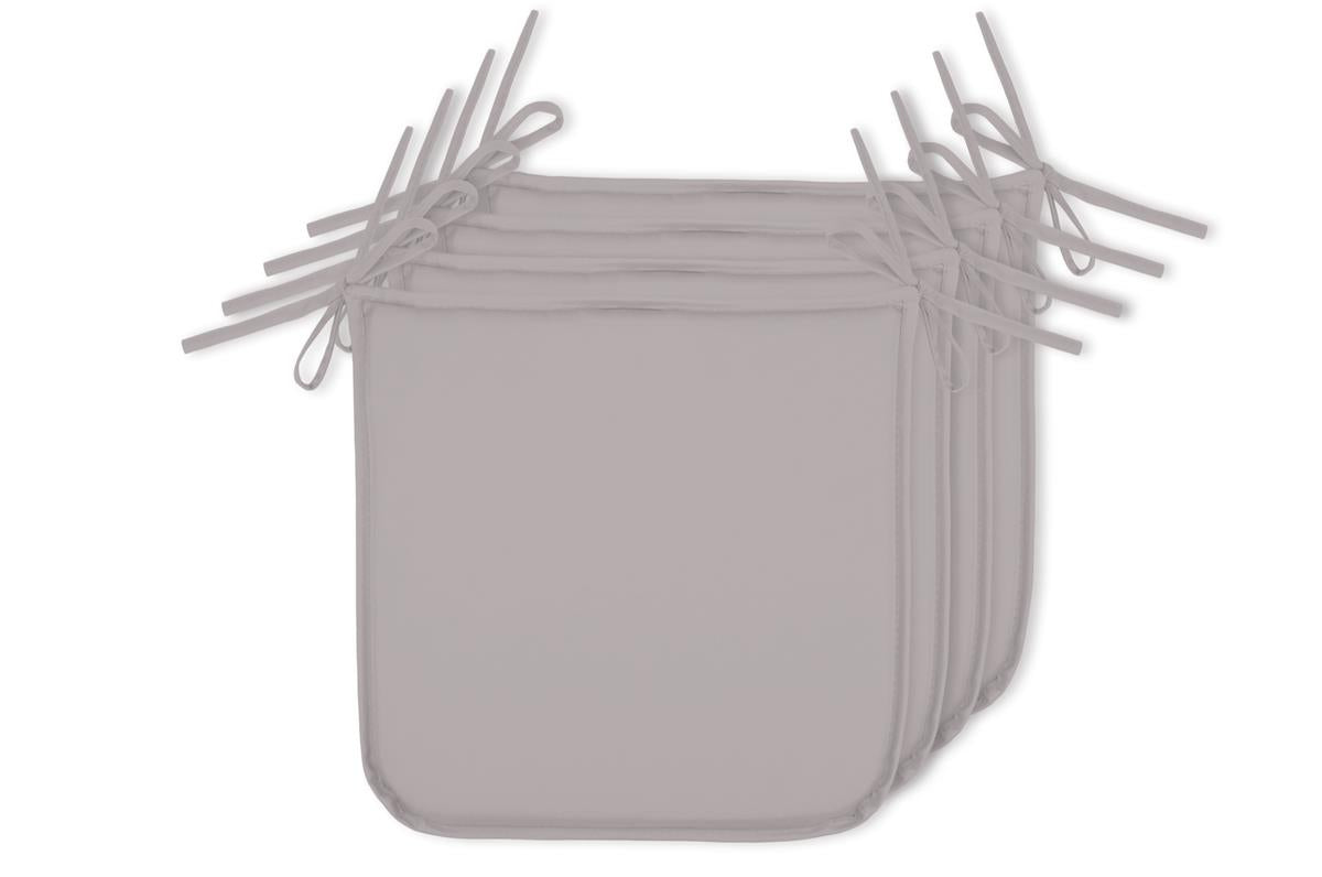 CHAIR PAD HAWAI TAUPE 38X38cm 4 unidade