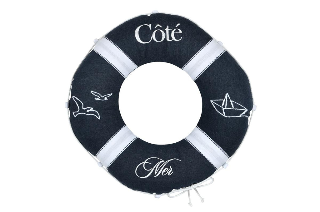 ALMOFADA BOIA BORDEMER MARINHO DIÂM. 50 CM