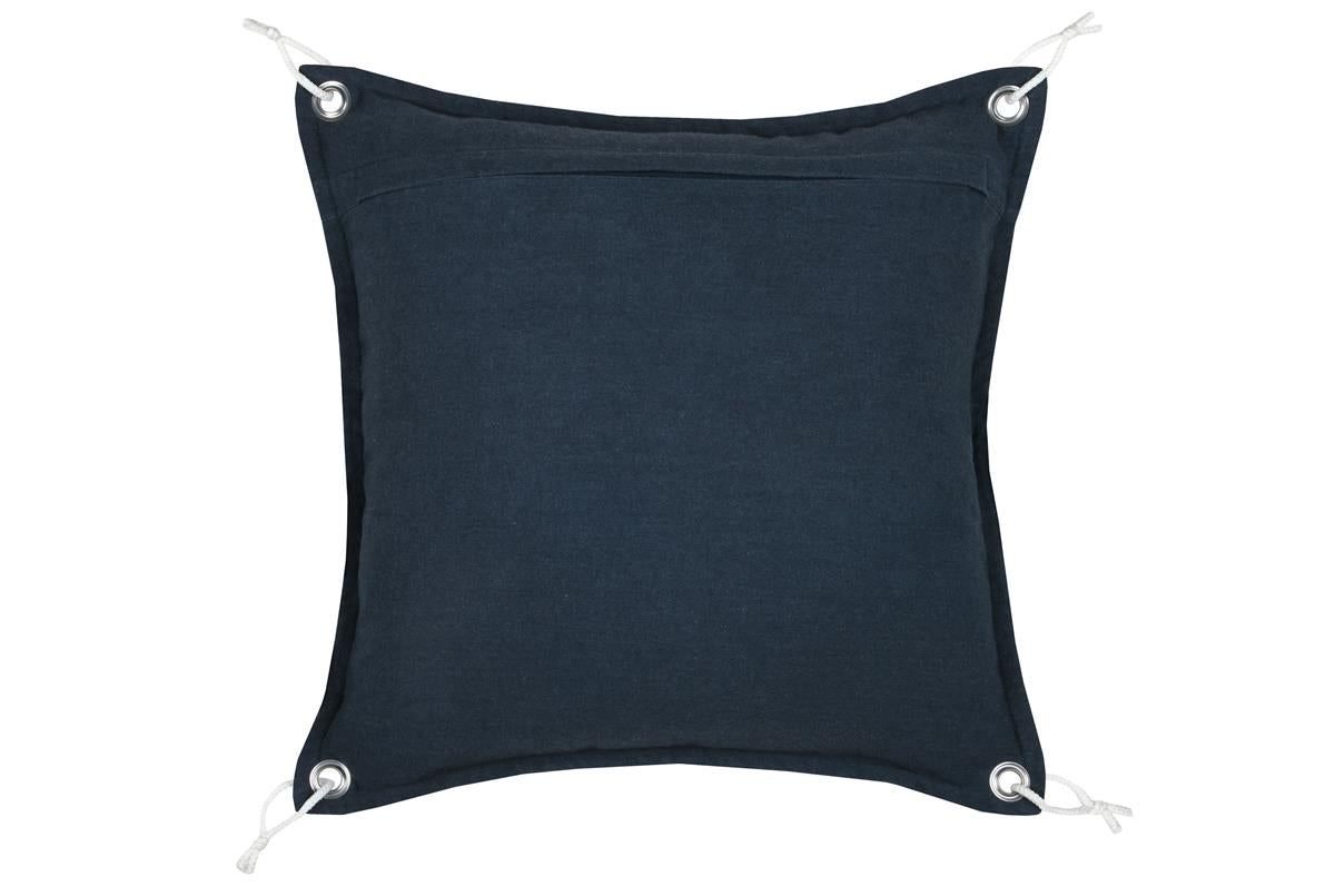 ALMOFADA BORDEMER AZUL MARINHO 50X50 CM