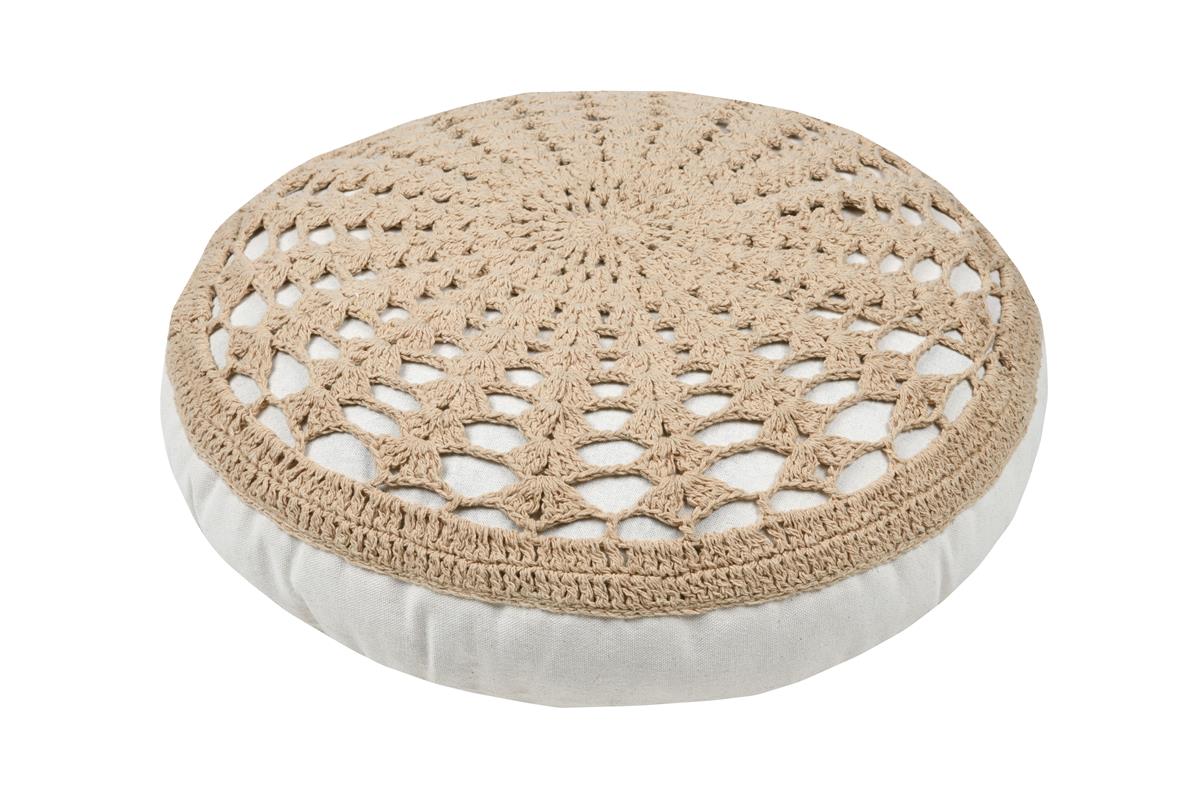 FLOOR CUSHION MEKONG NATUREL DIAM 45X8cm