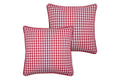 CUSHION BARDOT RED 45X45cm