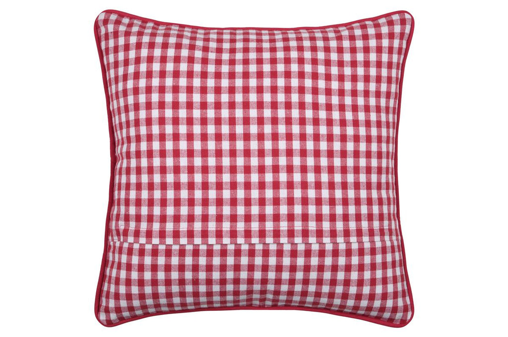 CUSHION BARDOT RED 45X45cm