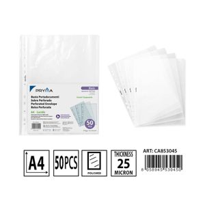 FUNDA MULTITALADRO A4 50PZ