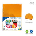FOLHA DE FELTRO 40X60CM 2MM 264G LARANJA