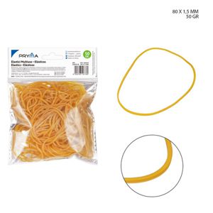 ELÁSTICO MULTIUSOS 80X1.5MM 50GR