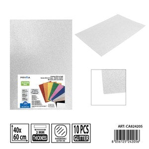 PRYMA EVA COM BRILHO BIO 40X60CM 2MM BRANCO