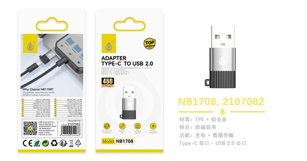 ADAPTADOR ALUMÍNIO ONE PLUS NB 1708