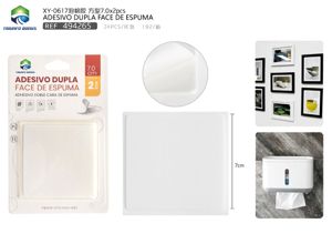 ADESIVO DUPLA FACE DE ESPUMA XY-0617 7CM 2PCS