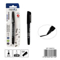 MARCADOR PERMANENTE PONTA REDONDA L 2MM PRETO