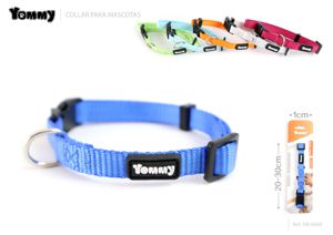 Coleira de nylon monocromática 1,0*20-30 CM