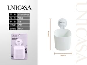 PORTA CEPILLO DE BANO CON VENTOSA