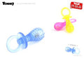 Chupeta brinquedo pequena transparente 9.5 CM