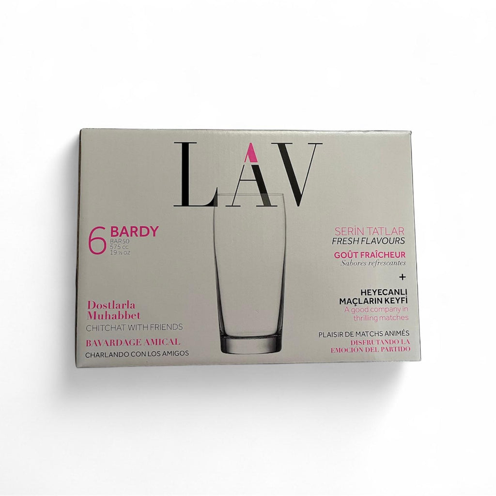 LAV Liberty glass set-6 pieces