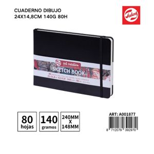 CADERNO DE DESENHO 24X14,8CM 140G 80FLS